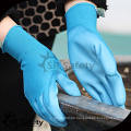SRSAFETY 13G Nylon gestrickt PU Palm Beschichtete Sicherheit PU Handschuhe